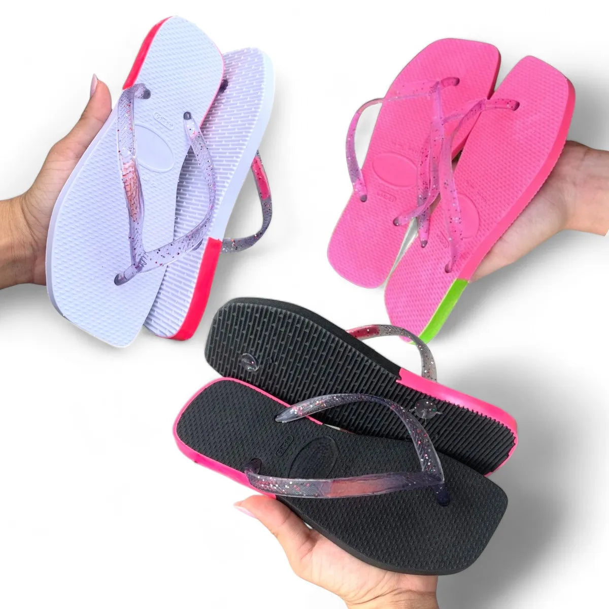 Kit 3 Chinelos Femininos Conforto Luxuoso Incomparável e Estilo a Cada Passo