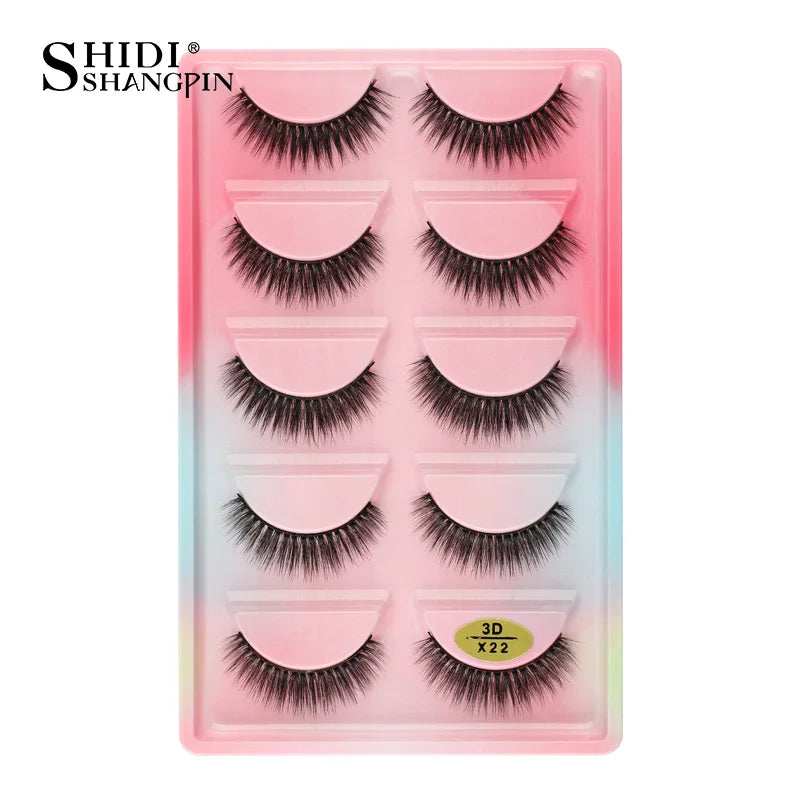 3D Mink Cílios Macio Faux Cils