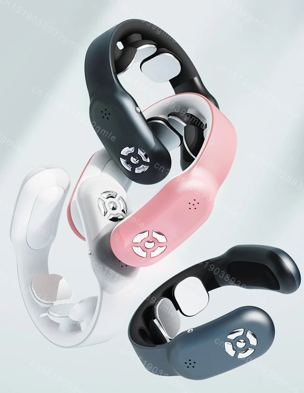 Massageador de pescoço de pulso de dezenas Controle remoto Vibração aquecida