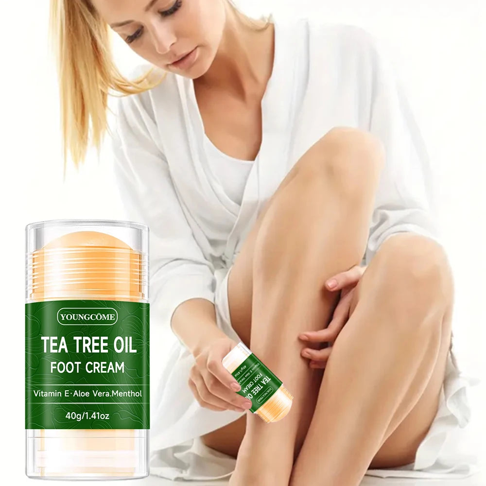 Óleo de Tea Tree Creme para os Pés Hidratante