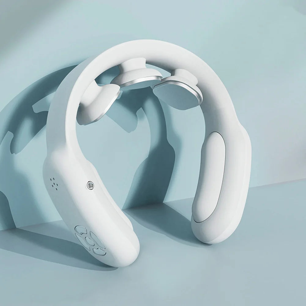 Massageador de pescoço de pulso de dezenas Controle remoto Vibração aquecida