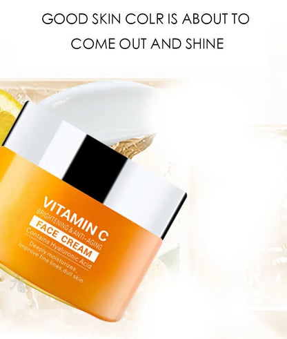 Vitamina C Creme Facial Clareador Hidratante Melhorar Linhas Finas Pele