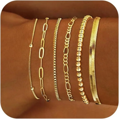 Pulseiras de ouro para mulheres à prova d'água