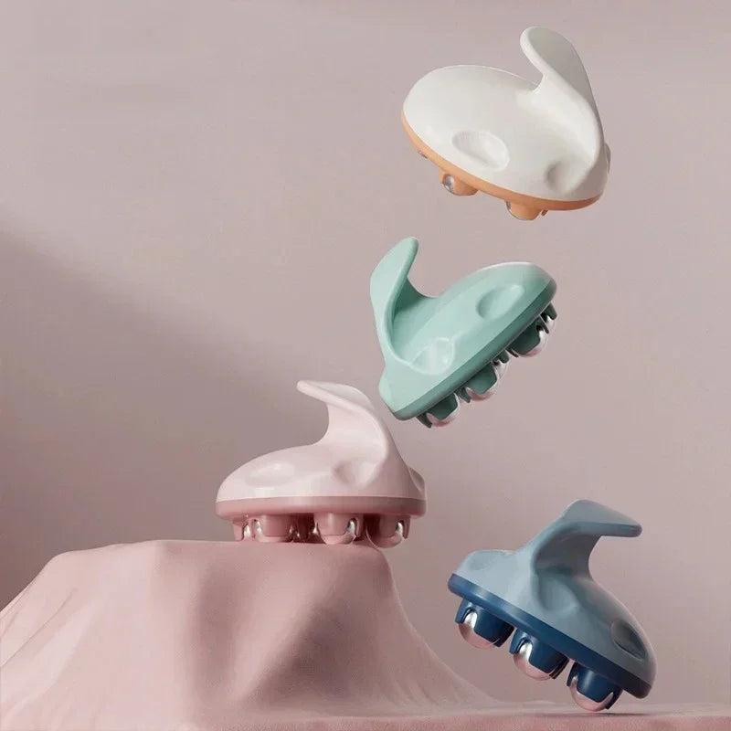 Massageador de bola portátil de 7 contas Bola de cintura de aço magnética