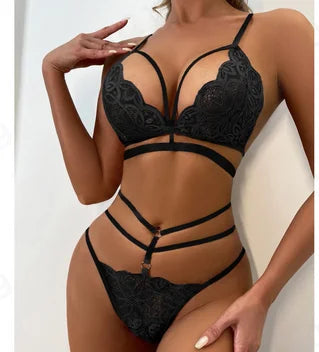Conjunto Sexy Langerie Feminino  Trajes Eróticos Puro Desejo Interessante