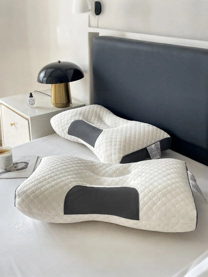 Almofada de Tricô Respirável com Suporte de Pescoço