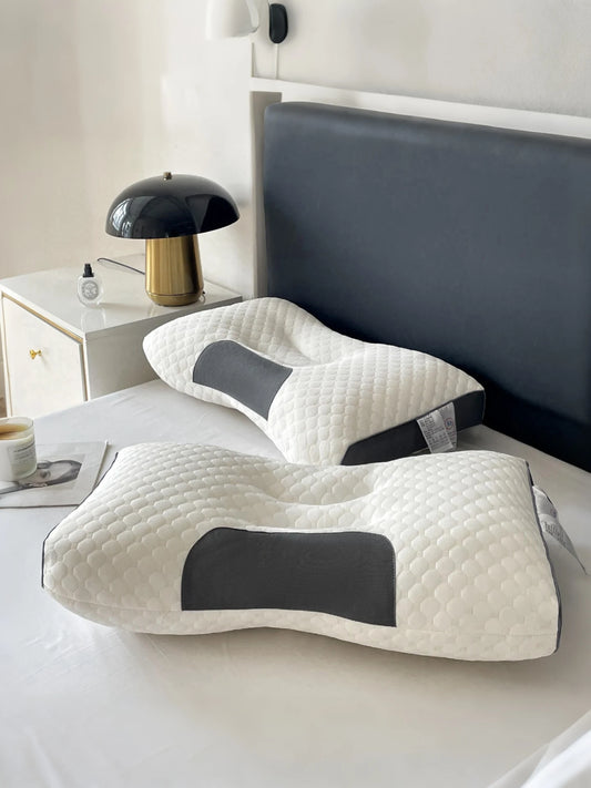 Almofada de Tricô Respirável com Suporte de Pescoço