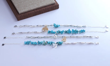 Pulseira Silver Duplo Amor Coração