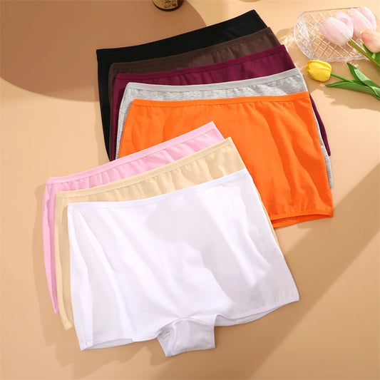4 PCS Calcinha Feminina de Algodão Sem Costura Esportes