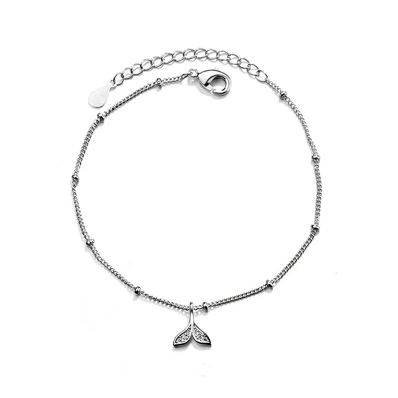 Pulseira Silver Duplo Amor Coração