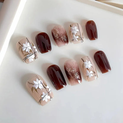 Unhas Rosa Gradiente