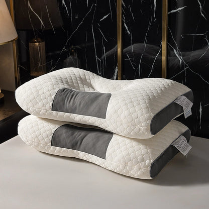 Almofada de Tricô Respirável com Suporte de Pescoço