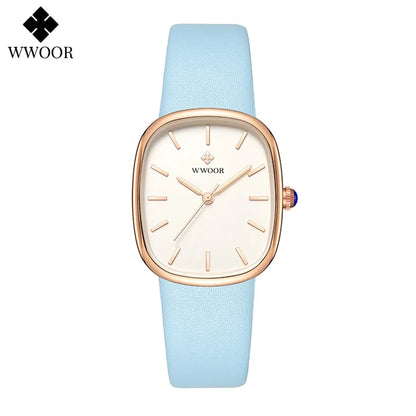 Relógio Moda Couro Quartzo