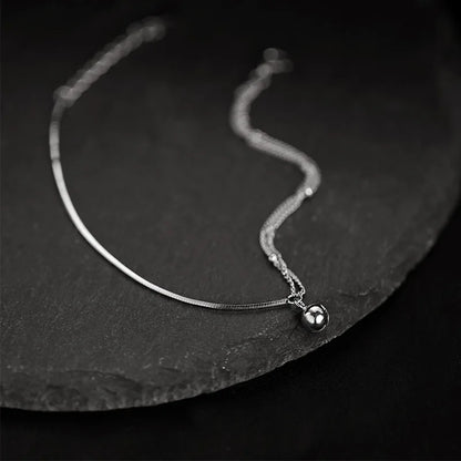 Pulseira Silver Duplo Amor Coração