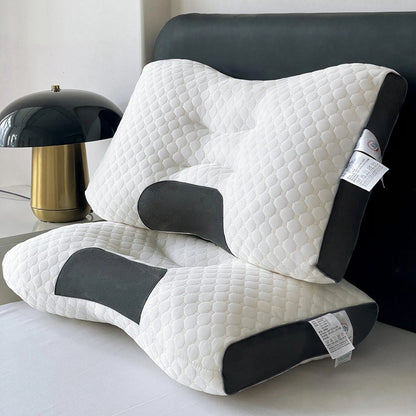 Almofada de Tricô Respirável com Suporte de Pescoço