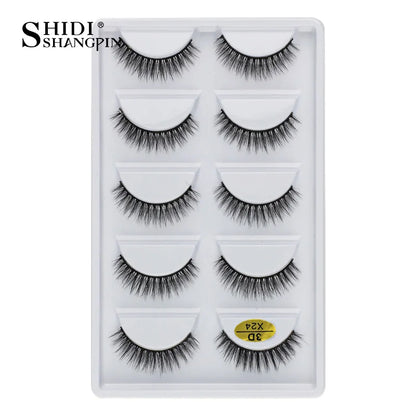 3D Mink Cílios Macio Faux Cils