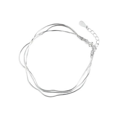 Pulseira Silver Duplo Amor Coração