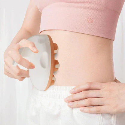 Massageador de bola portátil de 7 contas Bola de cintura de aço magnética