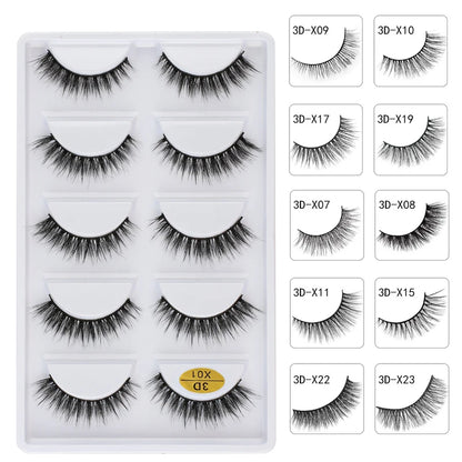 3D Mink Cílios Macio Faux Cils