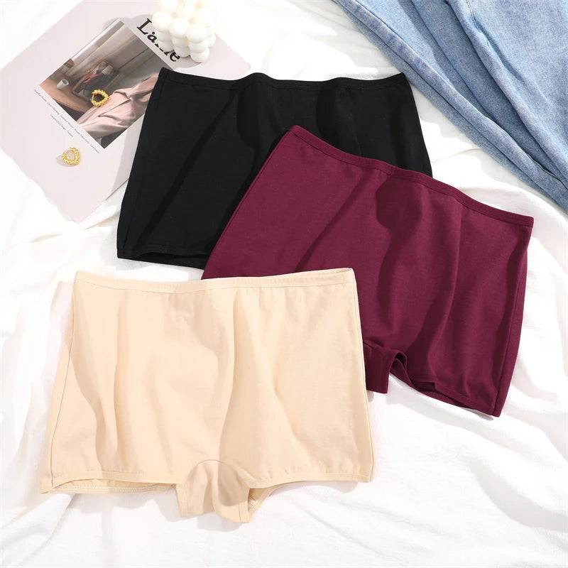 4 PCS Calcinha Feminina de Algodão Sem Costura Esportes