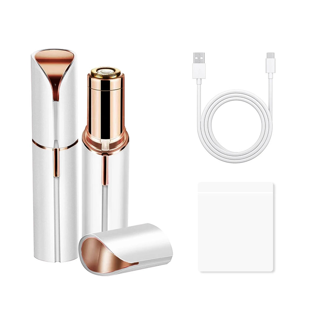 Aparador de sobrancelha elétrico Mini Depilador de sobrancelha facial