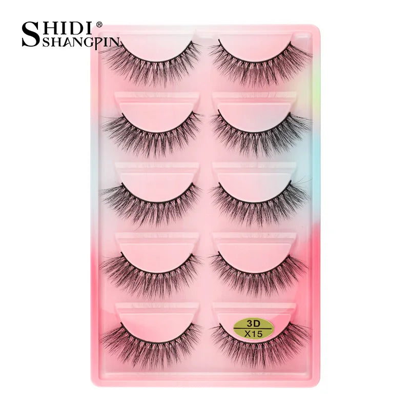 3D Mink Cílios Macio Faux Cils